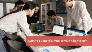 Hình ảnh bảng tra kinh tế lượng cho phân tích dữ liệu