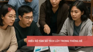 Tần số tích lũy trong thống kê với các biểu đồ biểu diễn rõ ràng