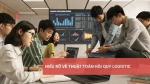 Hình ảnh mô tả thuật toán hồi quy logistic trong phân tích xác suất