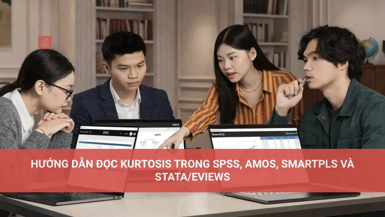 Hướng dẫn đọc Kurtosis trong SPSS, AMOS, SmartPLS và STATA/EVIEWS