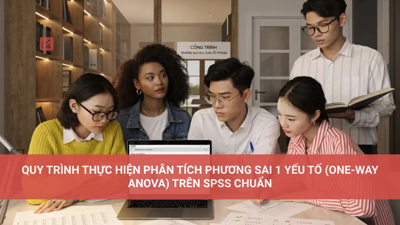 Quy Trình Thực Hiện Phân Tích Phương Sai 1 Yếu Tố (One-way ANOVA) trên SPSS Chuẩn