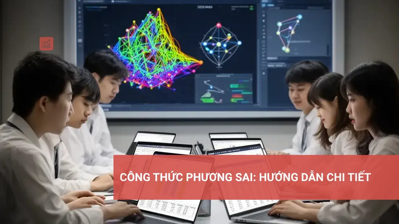 Công thức phương sai trong thống kê giúp tính toán độ phân tán dữ liệu