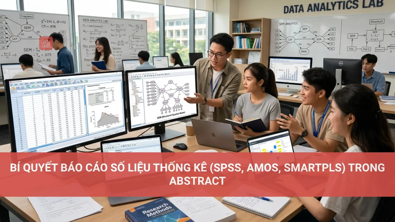Bí Quyết Báo Cáo Số Liệu Thống Kê (SPSS, AMOS, SmartPLS) Trong Abstract