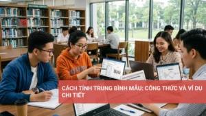 Công thức và ví dụ minh họa cách tính trung bình mẫu, giúp bạn hiểu rõ phương pháp thống kê.