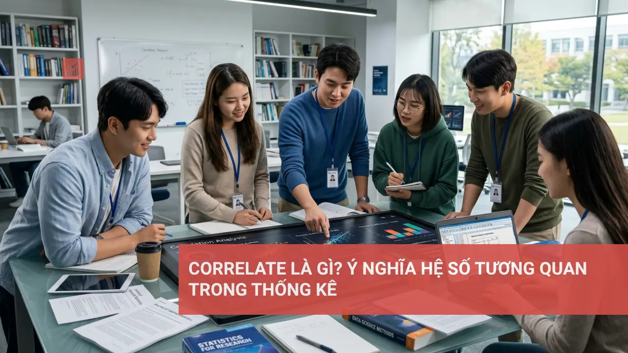 Biểu đồ minh họa mối quan hệ tương quan giữa các biến số trong phân tích thống kê.