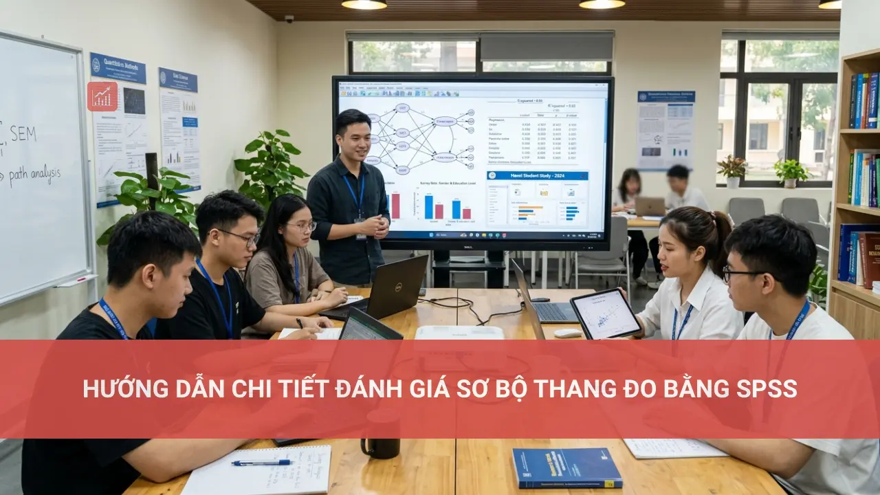 Hướng dẫn chi tiết đánh giá sơ bộ thang đo bằng SPSS