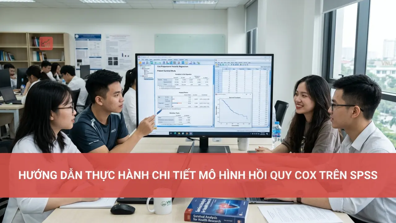 Hướng dẫn thực hành chi tiết mô hình hồi quy Cox trên SPSS