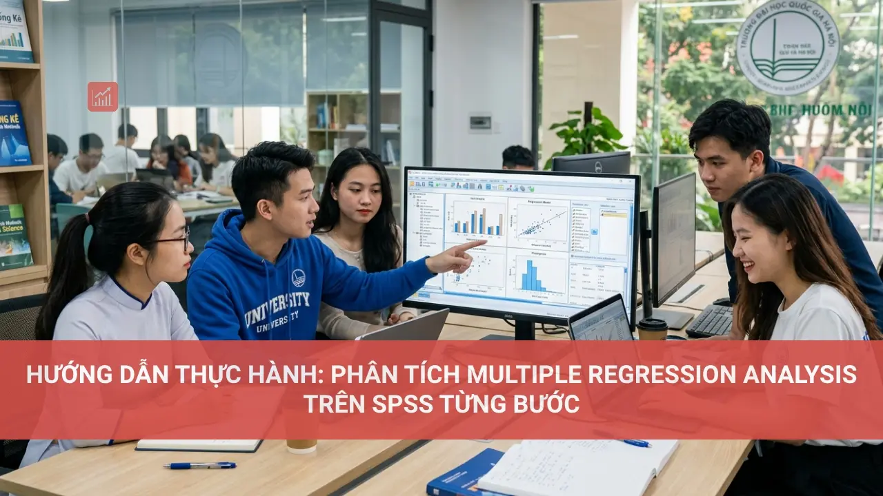 Hướng dẫn thực hành: Phân tích Multiple Regression Analysis trên SPSS từng bước