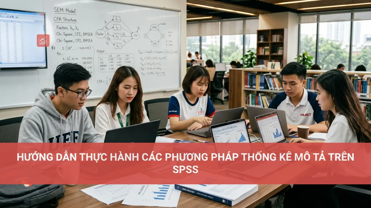 Hướng dẫn thực hành các phương pháp thống kê mô tả trên SPSS