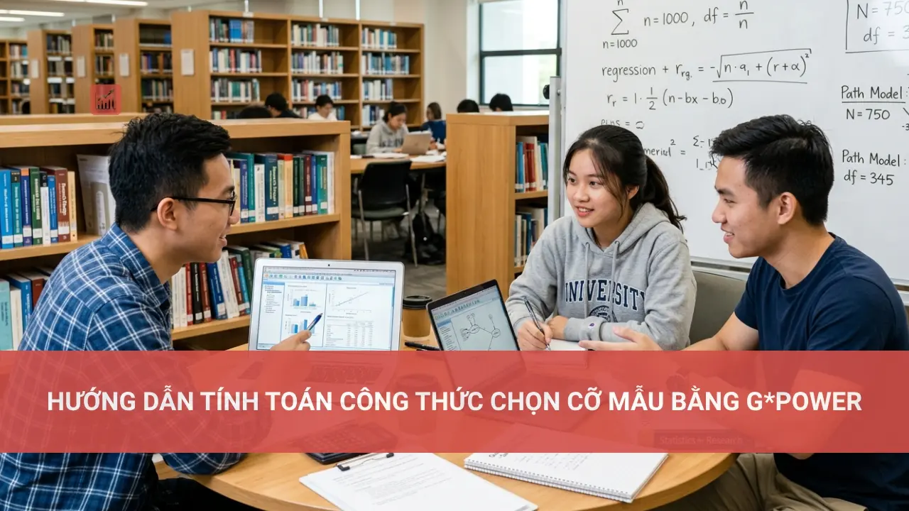 Hướng Dẫn Tính Toán Công Thức Chọn Cỡ Mẫu Bằng G*Power