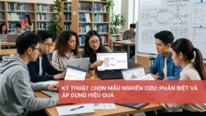 Hình ảnh minh họa các kỹ thuật chọn mẫu nghiên cứu, phân biệt và áp dụng hiệu quả