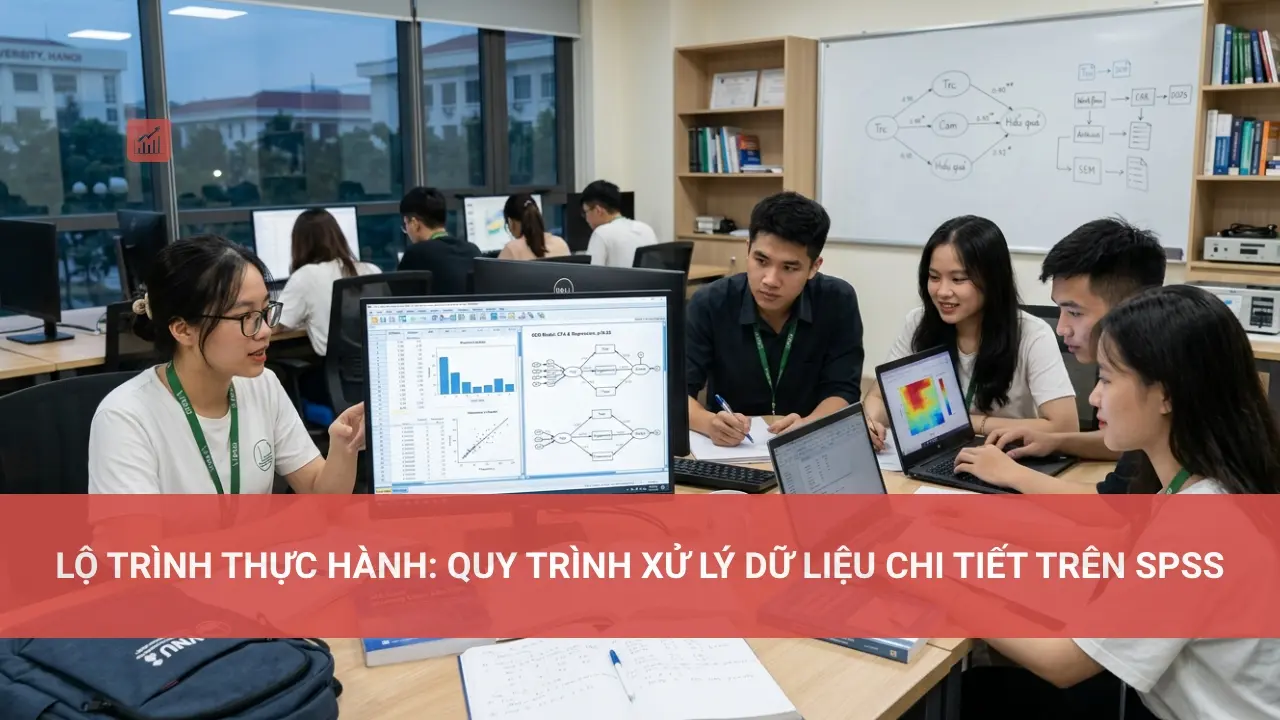 Lộ Trình Thực Hành: Quy Trình Xử Lý Dữ Liệu Chi Tiết trên SPSS