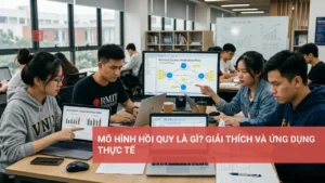 Biểu đồ minh họa mô hình hồi quy, cách thức hoạt động và ứng dụng trong phân tích dữ liệu.