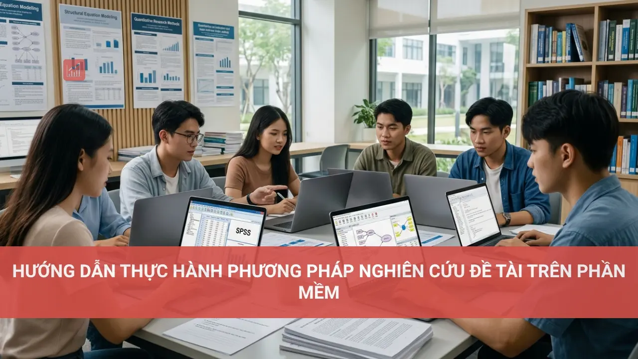 Hướng dẫn thực hành phương pháp nghiên cứu đề tài trên phần mềm