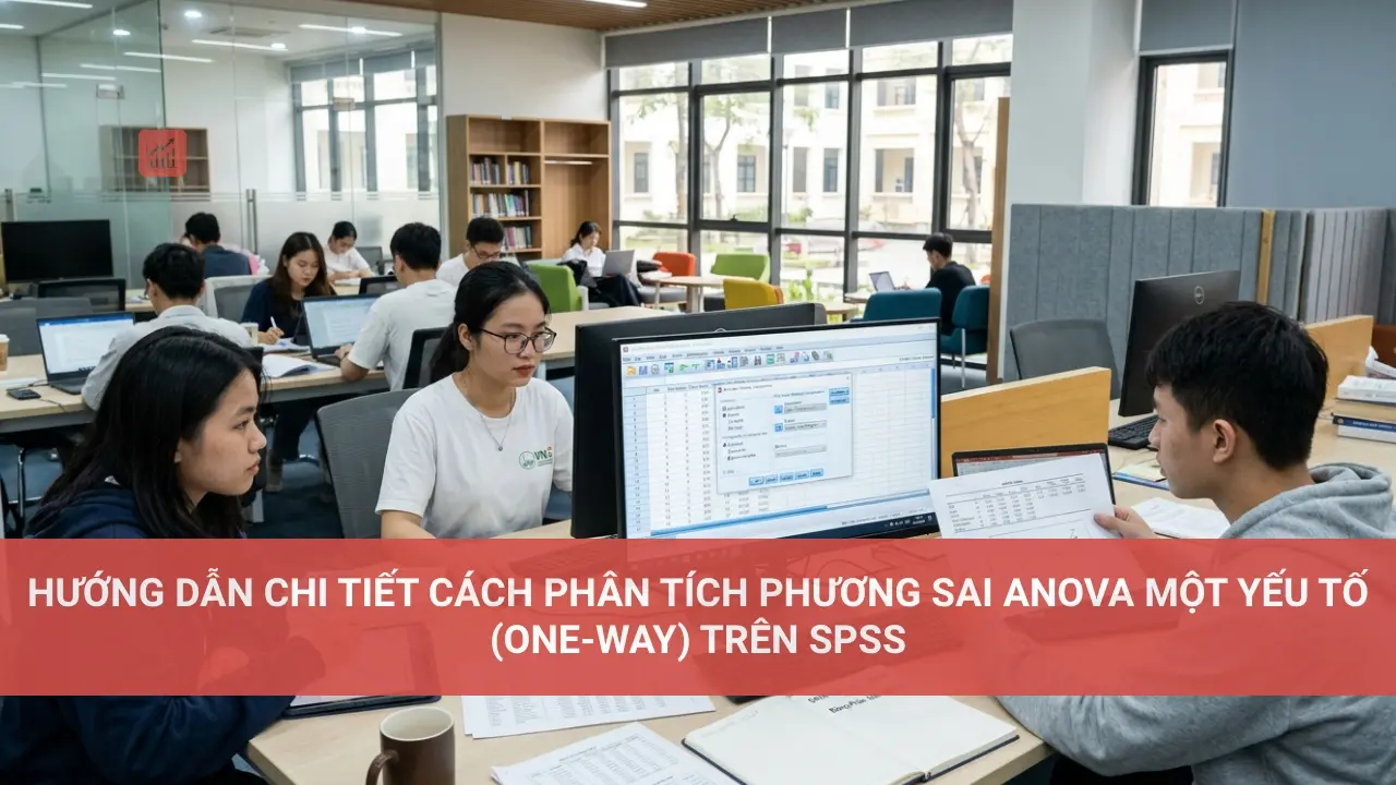 Hướng dẫn chi tiết cách phân tích phương sai ANOVA một yếu tố (One-Way) trên SPSS