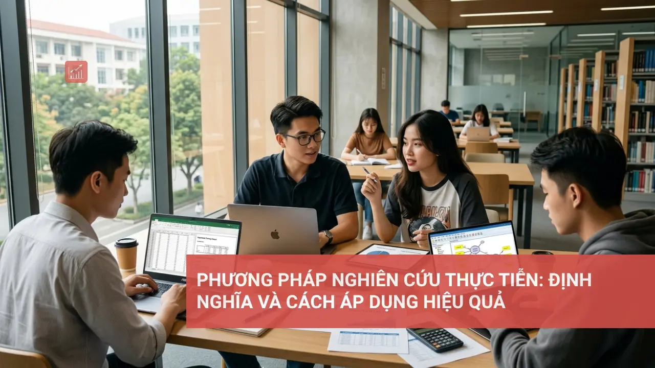 Hình ảnh minh họa phương pháp nghiên cứu thực tiễn, định nghĩa và cách áp dụng hiệu quả.