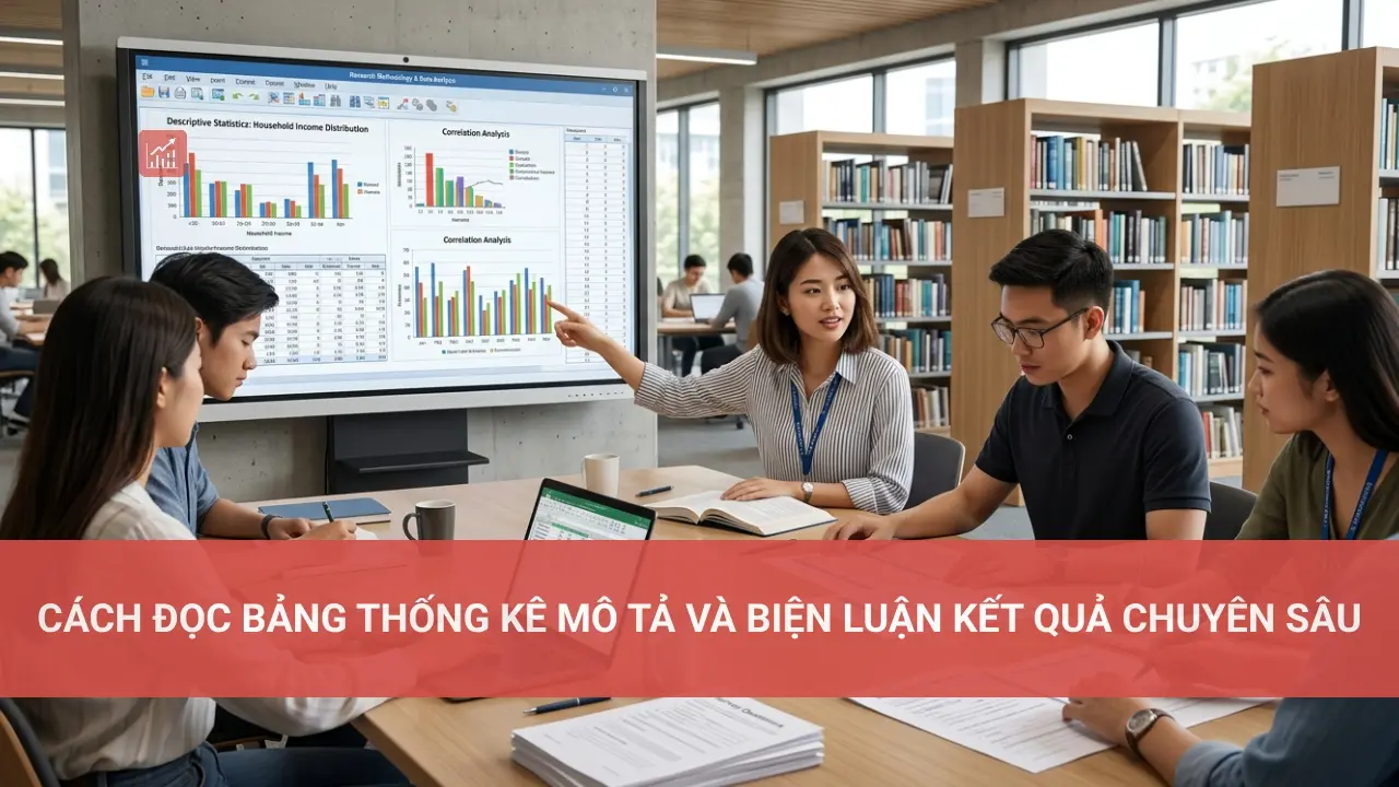 Cách Đọc Bảng Thống Kê Mô Tả và Biện Luận Kết Quả Chuyên Sâu