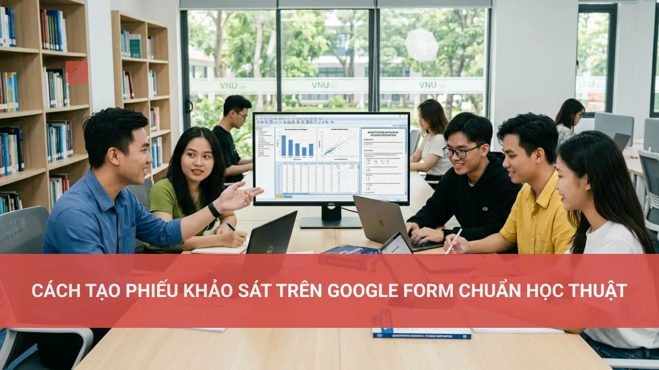 Cách tạo phiếu khảo sát trên Google Form Chuẩn Học thuật