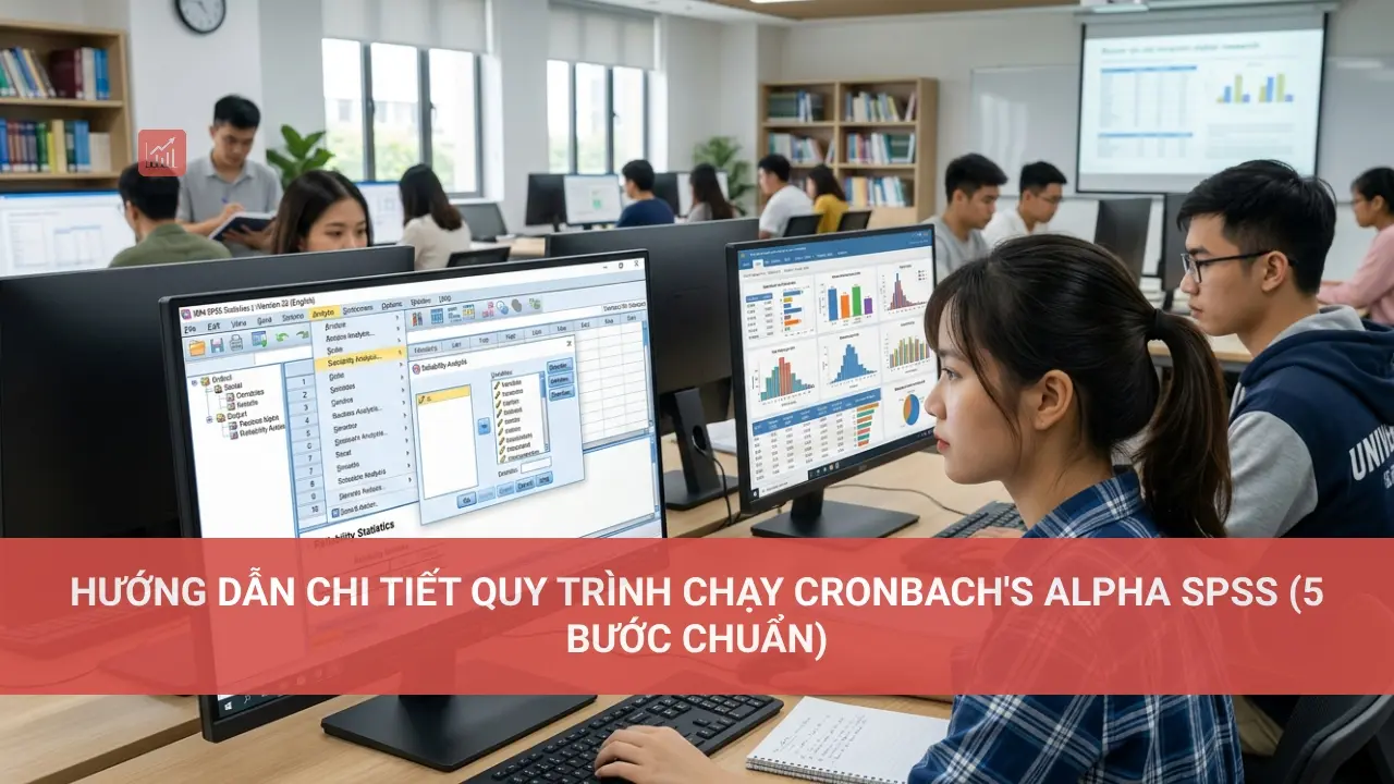 Chạy Cronbach Alpha trên SPSS: Hướng Dẫn Chi Tiết & Đọc Kết Quả Hướng dẫn chi tiết quy trình chạy Cronbach’s Alpha SPSS (5 Bước Chuẩn)