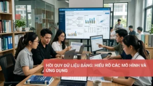 Biểu đồ phân tích hồi quy dữ liệu bảng, minh họa mô hình FEM, REM và Pooled OLS.