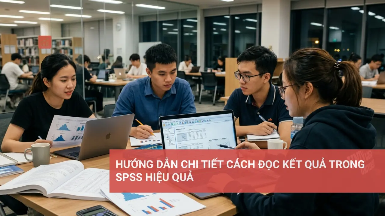 Biểu đồ và bảng số liệu phân tích thống kê trong SPSS, minh họa cách đọc kết quả hiệu quả.