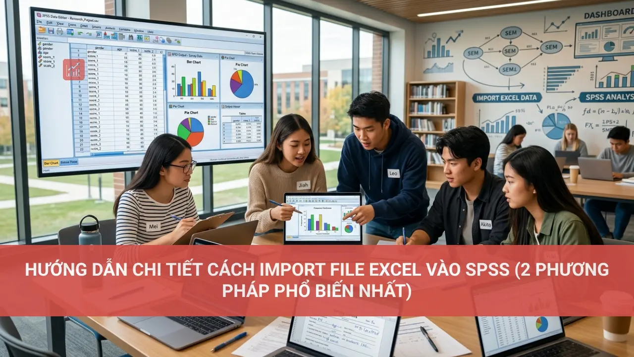 Hướng Dẫn Chi Tiết Cách Import File Excel Vào SPSS (2 Phương Pháp Phổ Biến Nhất)
