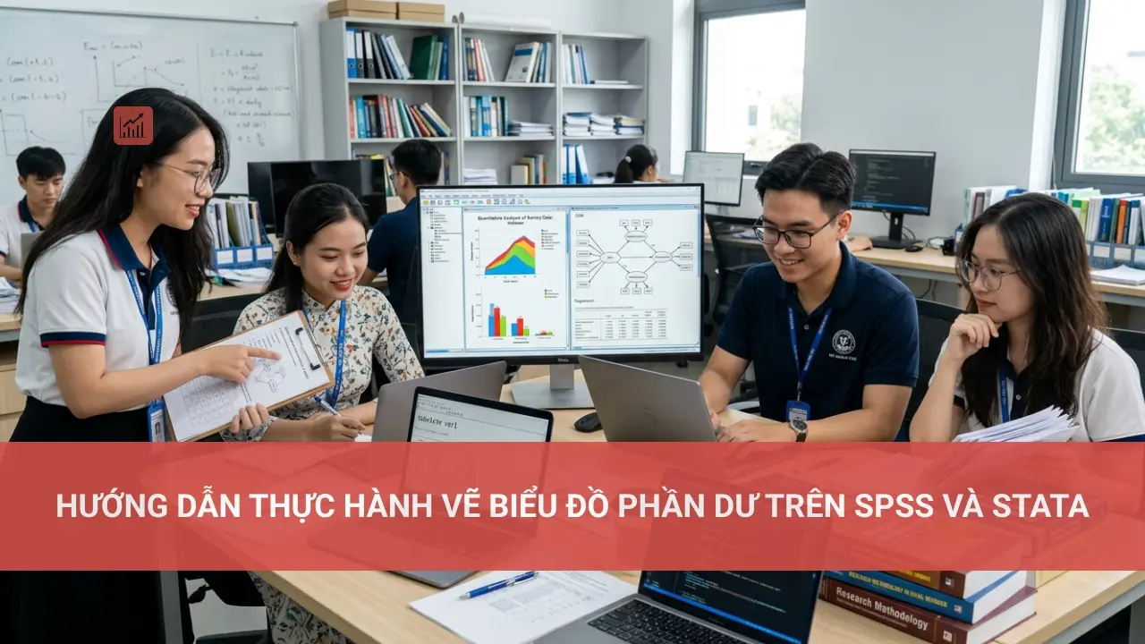 Hướng Dẫn Thực Hành Vẽ Biểu Đồ Phần Dư Trên SPSS và STATA