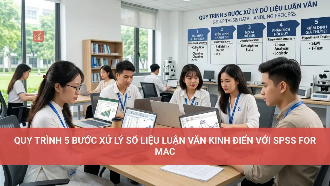 Quy Trình 5 Bước Xử Lý Số Liệu Luận Văn Kinh Điển Với SPSS For Mac