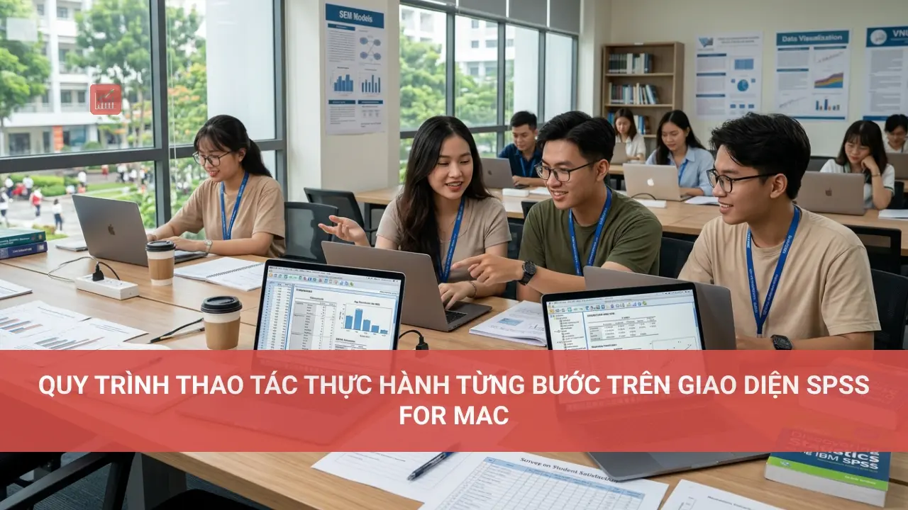 Quy Trình Thao Tác Thực Hành Từng Bước Trên Giao Diện SPSS for Mac