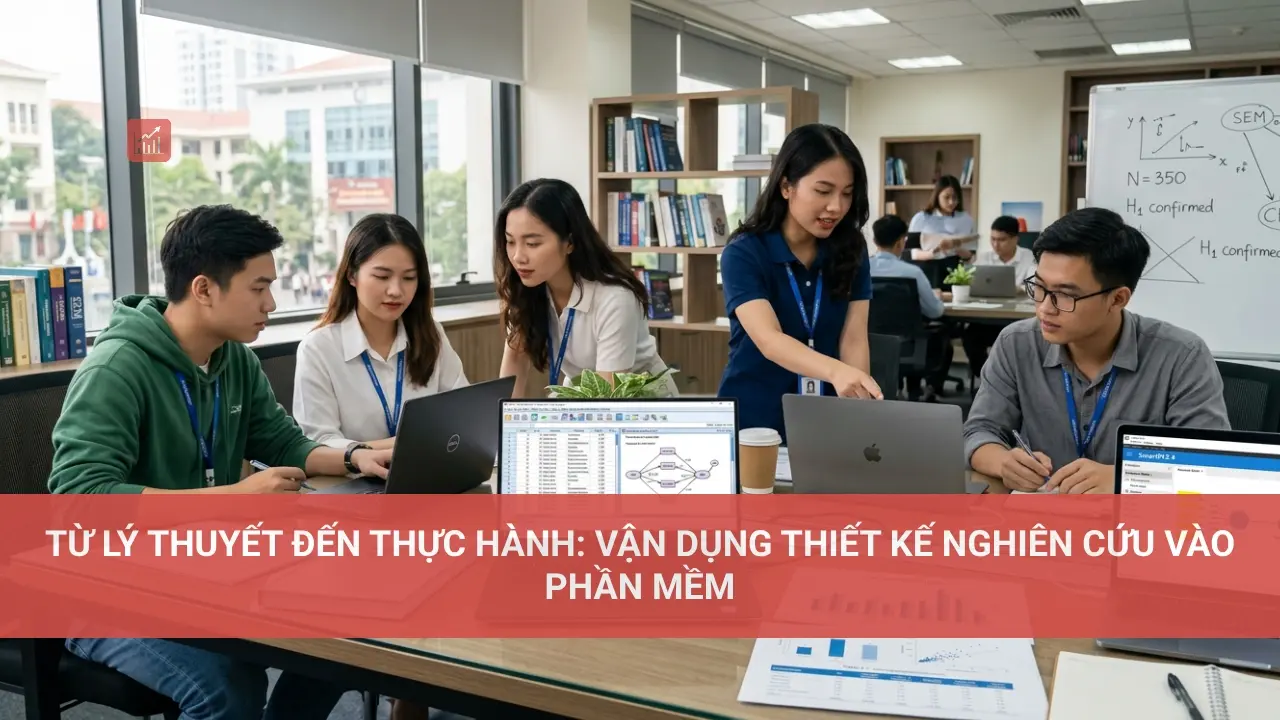 Từ lý thuyết đến thực hành: Vận dụng thiết kế nghiên cứu vào phần mềm